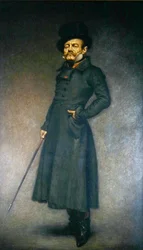 Firmin Gemier (1869-1933) i rollen som oberst Bridau i stykket 