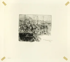 Villette Dock, plate fem fra Langs Seinen og Boulevardene
