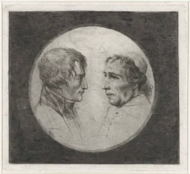 Coclers, LB, Dobbeltportrett av Napoleon og pave Pius VII (ca. 1805, Rijksmuseum)