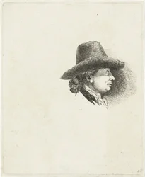 Studieark med portretter av Louis Bernard Coclers og hans familie