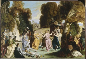 Musenes dans, mellom 1846 og 1851 (olje på lerret)