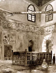 Grav i en moske, Kairo, Egypt, 1928