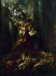 Sabbatens runde, ca. 1861.