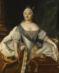 Portrett av keiserinne Elisabeth 1709-1762