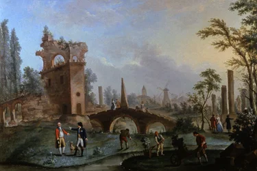 Parc Monceau, Paris, ca. 1770 (maleri)