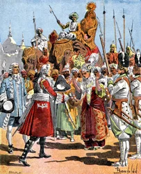 Dumas mottar Dost Ali Khans enke