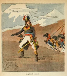 Illustration of Bombled Louis (1862-1927) from the book “The Memorial of Saint Helene” by Count Emmanuel de Las Cases (1766-1842): Portrait of General Joubert (1769 - 1799), Private Collection
