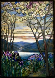 Magnoliaer og iris, ca. 1908