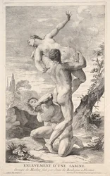 Voldtekt av sabinerne, 1700-tallet.