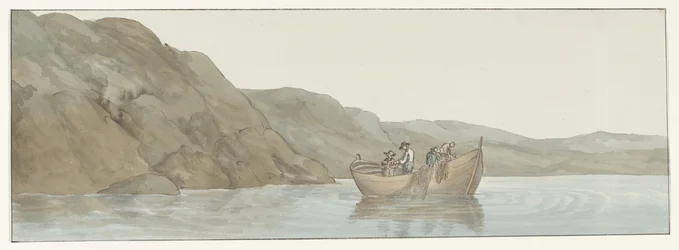 Utsikt over Kaap Paceco i Calabrië i nærheten av Scilla Utsikt over Cape Paceco i Calabria nær Scilla (tittel på objekt) Reiser i Italia, Sicilia og Malta - 1778 (serietittel)