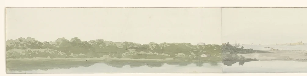 Haven van Brindisi Utsikt over havnen i Brindisi (tittel på objekt) Reiser i Italia, Sicilia og Malta - 1778 (serietittel)