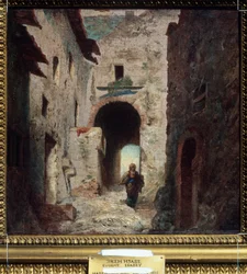 «Den mauriske porten». Bylandskap i Marokko. (1803-1886), 1835, Pusjkinmuseet, Moskva