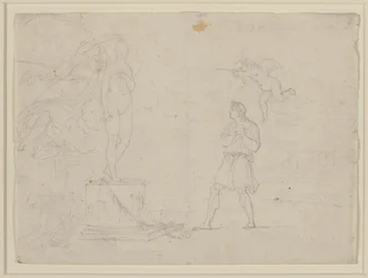 Study For Pygmalion And Galatea, ca. 1797 (kritt på papir)