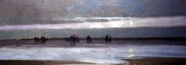 Tilbakevendende fiskeflåte fra Carbis Bay, ca. 1904 (olje på lerret)
