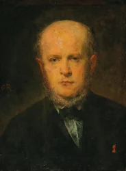 Portrett av Adolph Menzel 1815-1905, 1867.