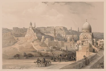 Egypt og Nubia: bind III - nr. 34, Kairos citadell, Mehemet Alis residens, 1838.