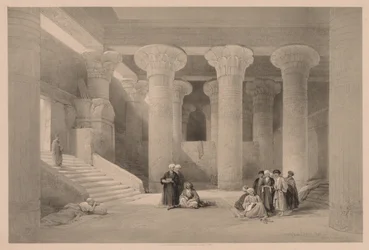Egypt og Nubia: bind I - nr. 24, tempel i Esneh