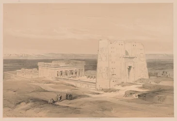 Egypt og Nubia: bind I - nr. 34, Edfou-tempelet. Ancient Appolinopolis, Øvre Egypt