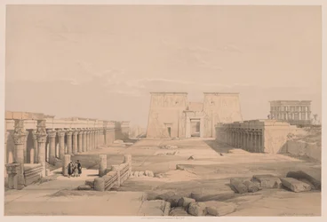 Egypt og Nubia: bind I - nr. 42, Grand Approach to the Temple of Philae, Nubia