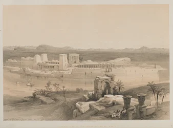 Egypt og Nubia, bind I: Generelt syn på øya Philae, Nubia