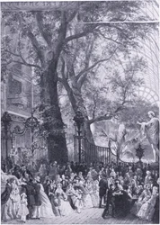 Interiør fra Great International Exhibition 1851, fra Cassell