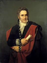 Portrett av Casimir Perier, minister, president for rådet i 1831 Maleri av Louis Hersent (1777-1860) 1800-tallet. Dim. 1,65 x 0,90 m. Versailles, slottsmuseum