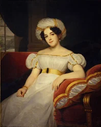 Portrett av prinsesse Natalya Stepanovna Golitsyna, født grevinne Apraksina 1794-1890, 1824