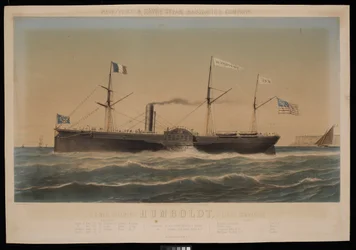 New York amp; Havre Steam Navigation Company, det amerikanske postdampskipet Humboldt, D-linjene, kommandør