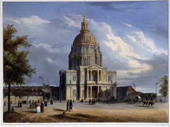 Dome of the Invalides i ""Paris i 1837" av Arnout