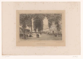 Utsikt over Jardin des Plantes Jardin des Plantes (tittel på objekt) Ansikter i og rundt Paris (serietittel) Paris (serietittel på objekt)