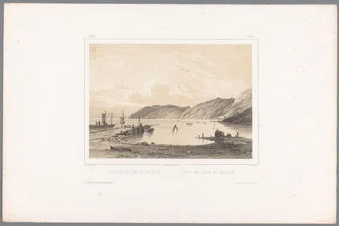 Utsikt over havnen i Mölle Vue prize du Port de Mólleleie / Udsigt fra Havnen ved Mólleleie (tittel på objekt) Faces in Scandinavia (serietittel) Vues du Nord. Semsket skinn (serietittel)