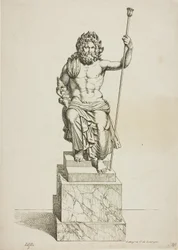 Jupiter, tegnet fra samlingen til M. Denon