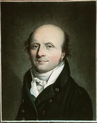Antoine Dubois (1756-1837) gravert av Gautier (farget gravering)