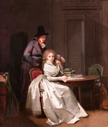 En kvinne som skriver til sin elsker (eller Brevet), ca. 1789–1793