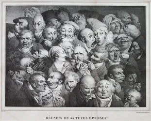 Gruppe på trettifem hoder, 1825
