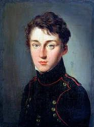 Nicolas Leonard Sadi Carnot - fransk fysiker og ingeniør - Sadi Carnot (1796-1832) av Louis Leopold (Louis-Leopold) Boilly (1761-1845)