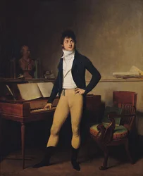 Portrett av komponisten François-Adrien Boieldieu 1775-1834, 1800