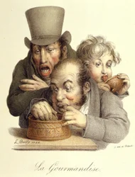 Seven Deadly Sins: Gourmandise av Boilly
