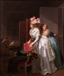 Den delikate gaven, ca. 1789–1793 (olje på lerret)