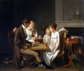 Damedelens maleri av Louis Leopold Boilly