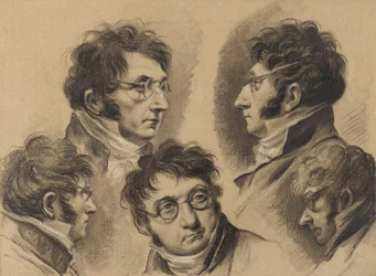 Louis-Léopold Boilly - 5 selvportretter