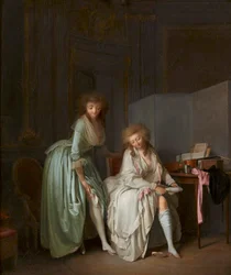 Louis-Léopold Boilly - Sammenligning av små føtter