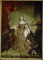 Marie Leszczynska, dronning av Frankrike, kone til Ludvig XV, datter av Stanislas Leszczynski, konge av Polen …