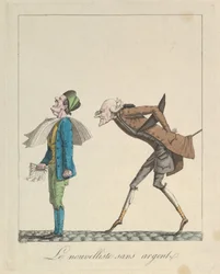Le Nouvelliste Sans Argent, 1814.