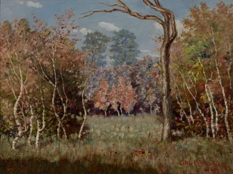 Høstlandskap, 1889.