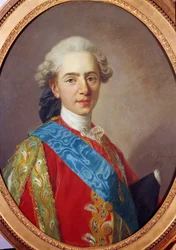 Portrett av Louis XVI, konge av Frankrike, deretter hertug av Berry (1754-1793) Maleri av Louis Michel van Loo (1707-1771) 1769 Søn. 0,64 x 0,49 m