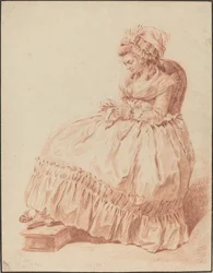 Sittende kvinnesøm