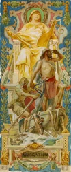 Navigasjon (studie for panel, gamle senatskontorbygning)