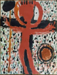 En Kristus i en glassrute. 1939