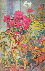 Azalea, ca. 1918 (olje om bord)